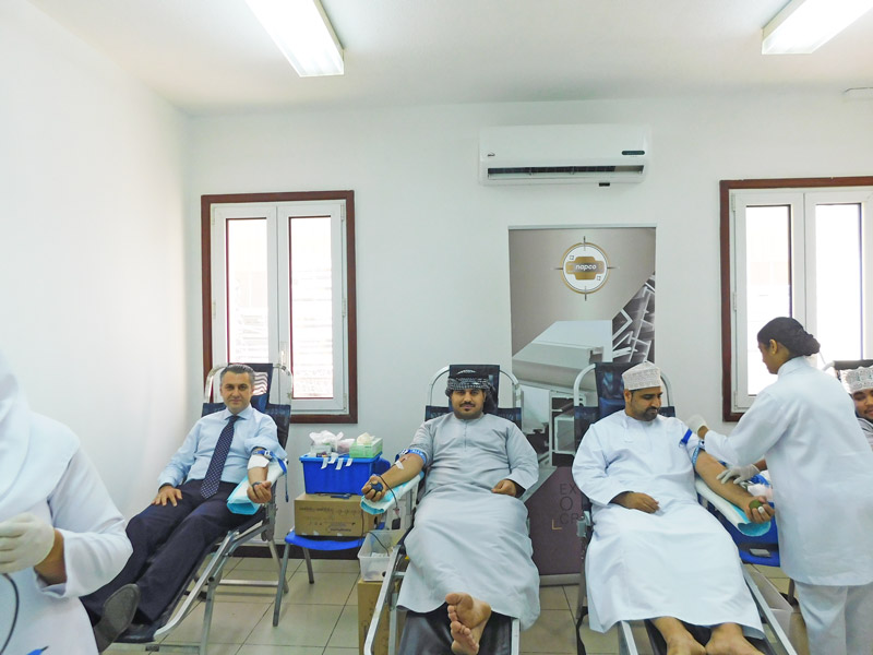 NAPCO staff and management conducted a blood donat...